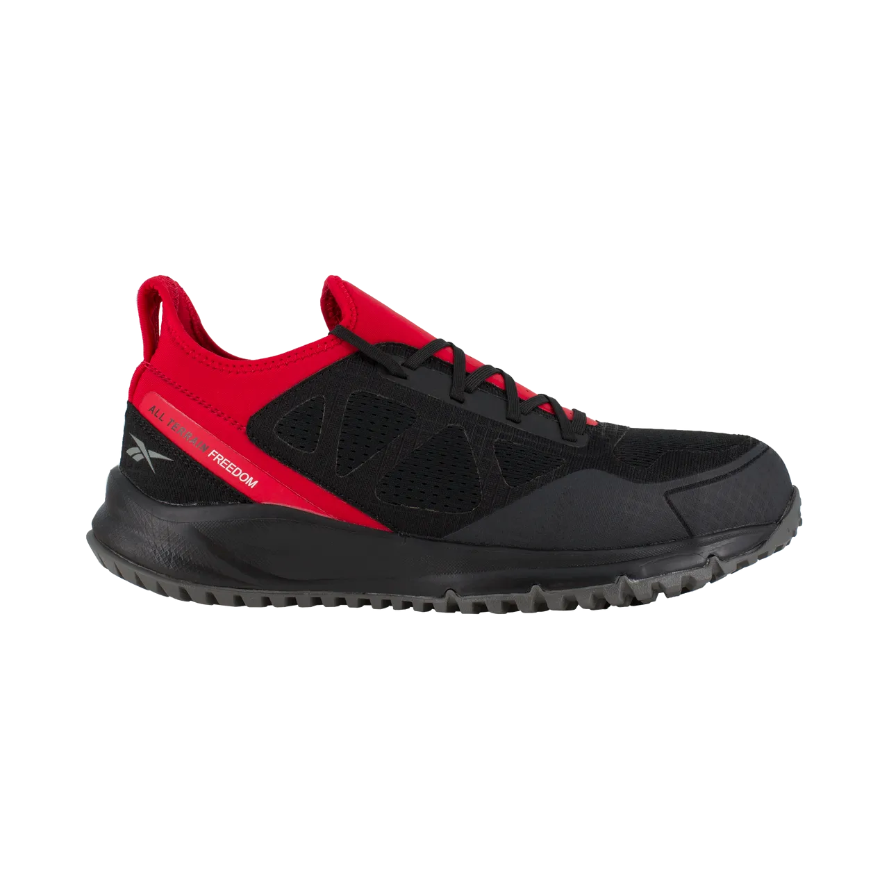 ALL TERRAIN STEELTOE ATHLETIC WORK SHOE BLACK/RED