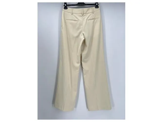 Autre Marque NO FIRMA / Pantalón UNSIGNED T.fr 36 poliéster Crudo 