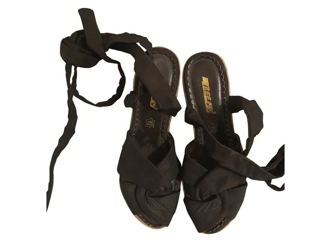 Autre Marque Sandalias de abeja mosca Marrón oscuro 
