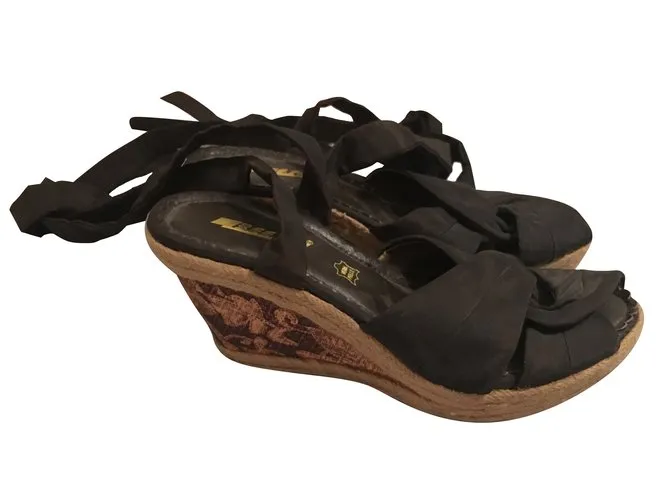 Autre Marque Sandalias de abeja mosca Marrón oscuro 