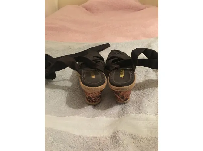 Autre Marque Sandalias de abeja mosca Marrón oscuro 