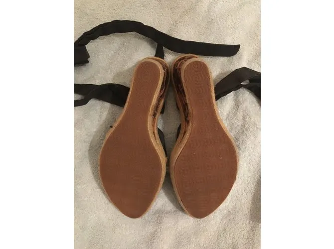 Autre Marque Sandalias de abeja mosca Marrón oscuro 