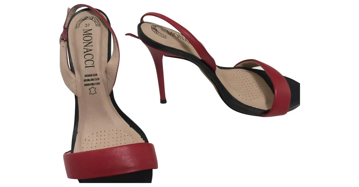 Autre Marque Sandalias de tacon alto Negro 