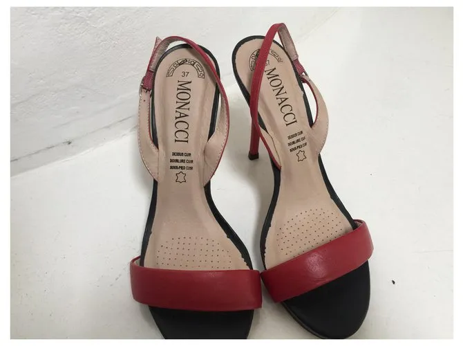 Autre Marque Sandalias de tacon alto Negro 