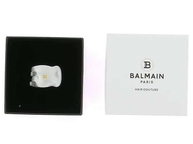 BALMAIN Accesorios para el cabello T. Metal Blanco 