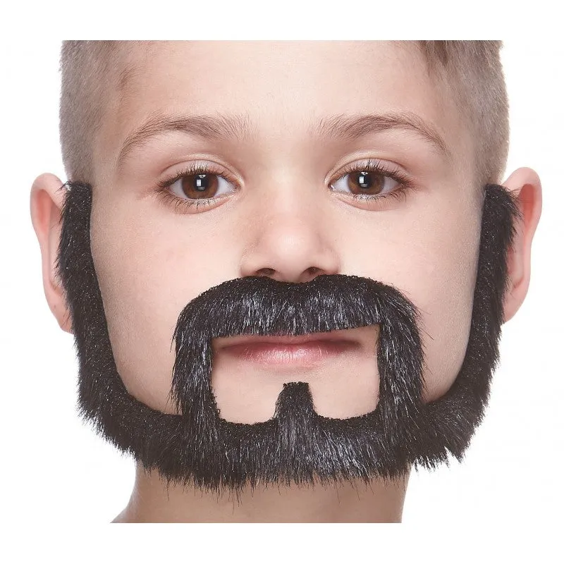 Beard for Kids, Black Lustrous