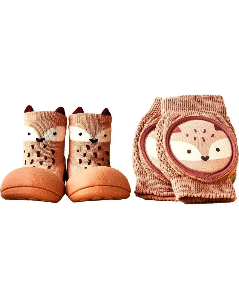Bebé de Niña y Niño ATTIPAS SET REGALO RODILLERAS FOX GSF ROSA