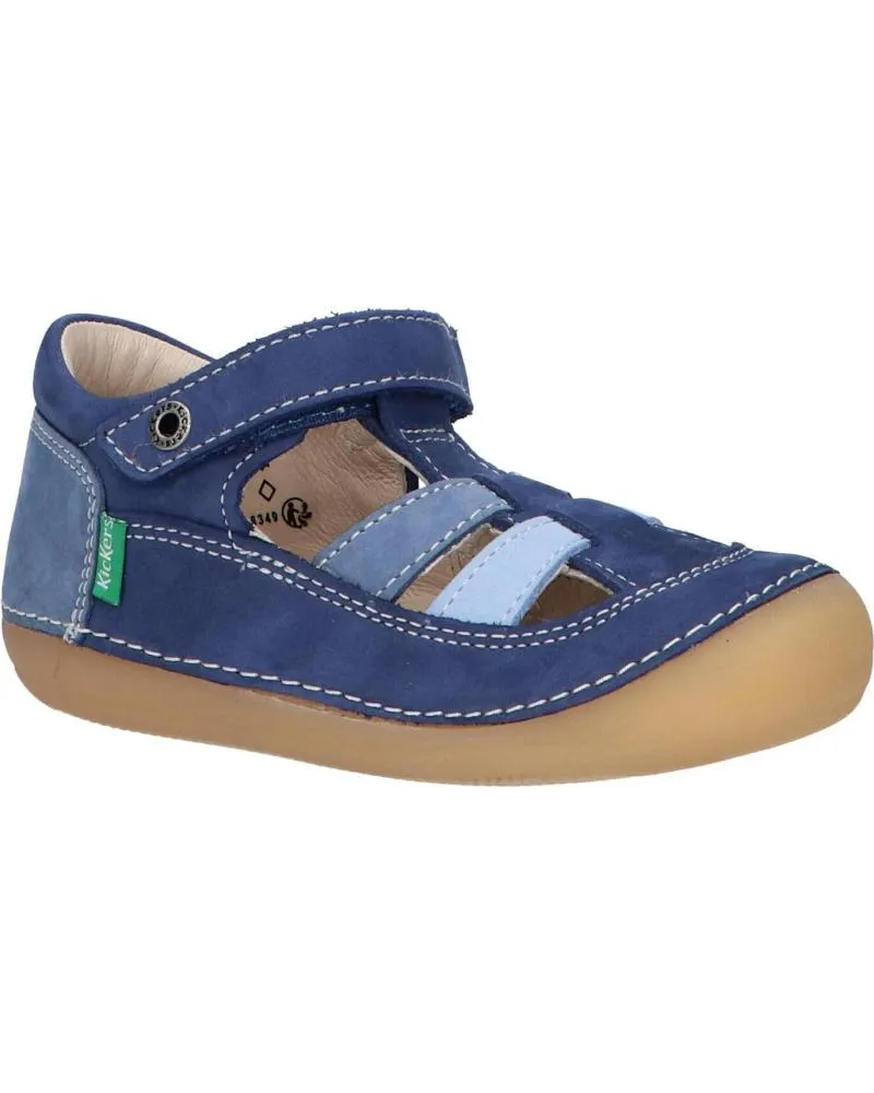 BEBé DE NIñO KICKERS 61108610 SUSHY 53 BLEU TRICOLORE