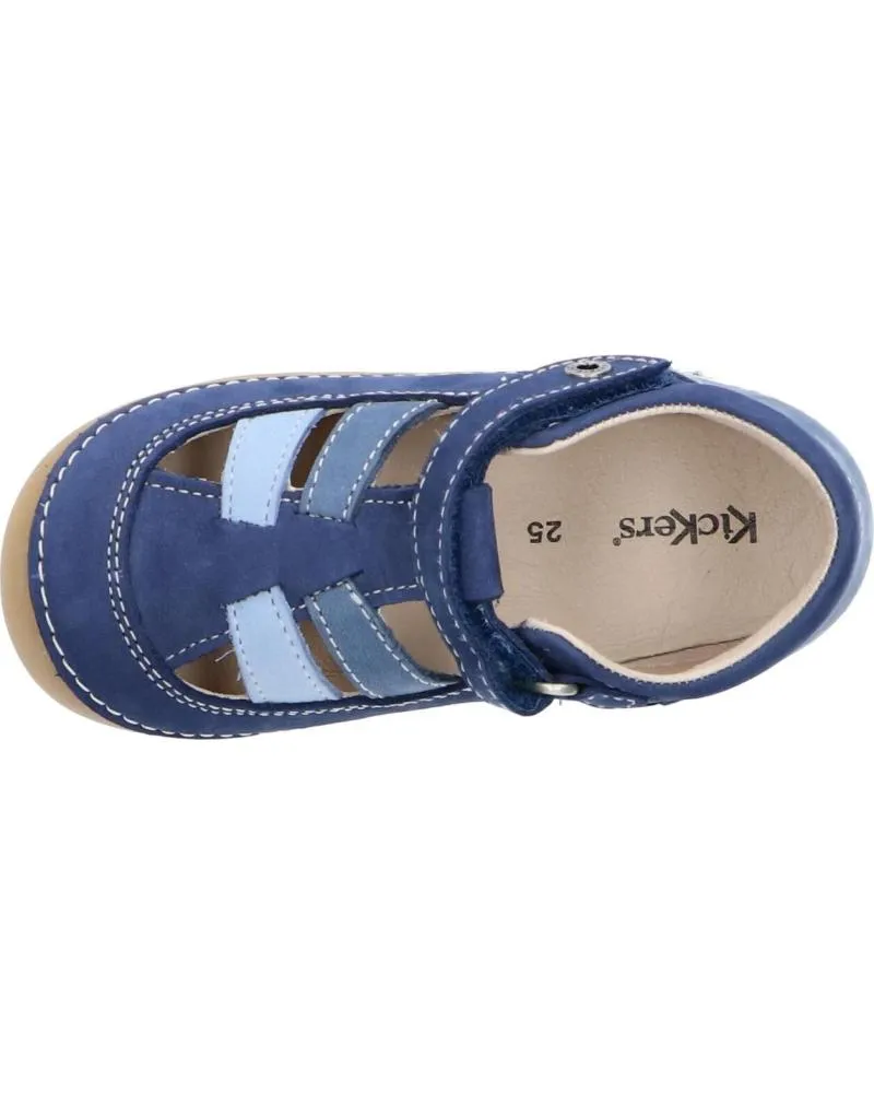 BEBé DE NIñO KICKERS 61108610 SUSHY 53 BLEU TRICOLORE