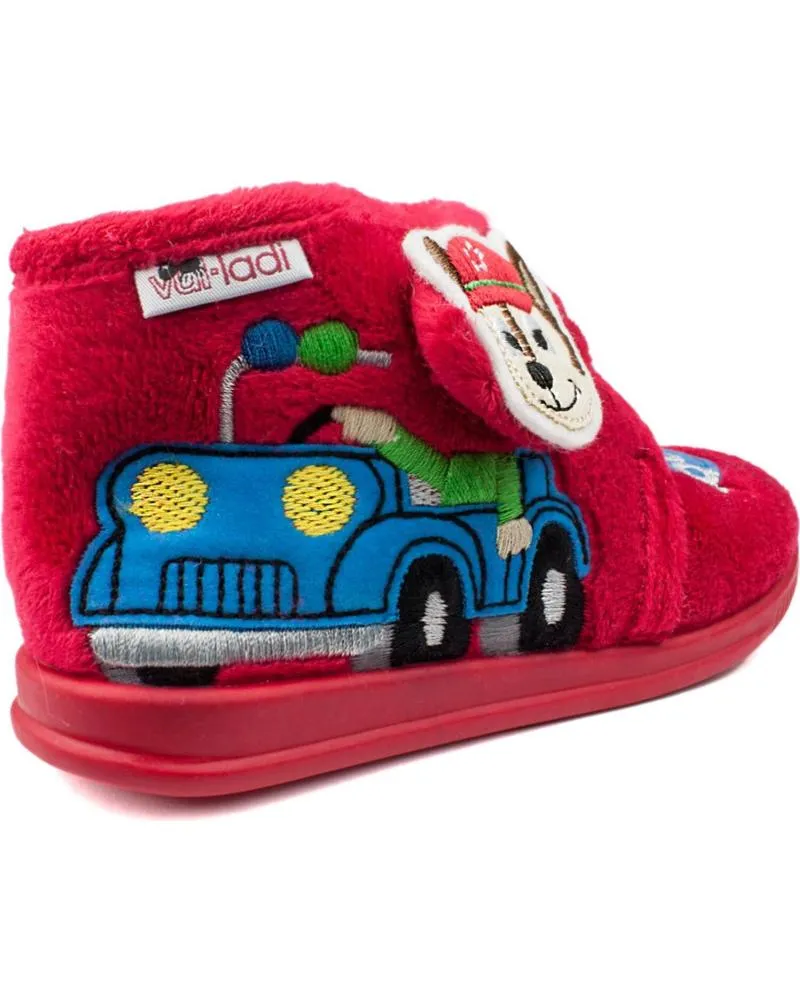 BEBé DE NIñO VULLADI ZAPATILLAS CASA VULLADI NINO DOG SQUAD ROJO