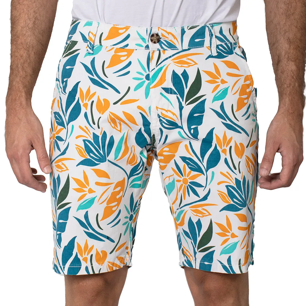 Bermuda playera estampada