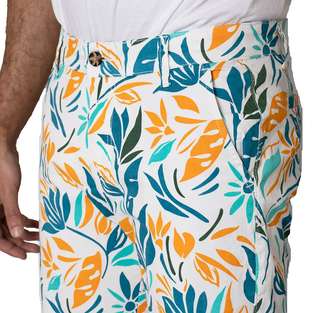Bermuda playera estampada