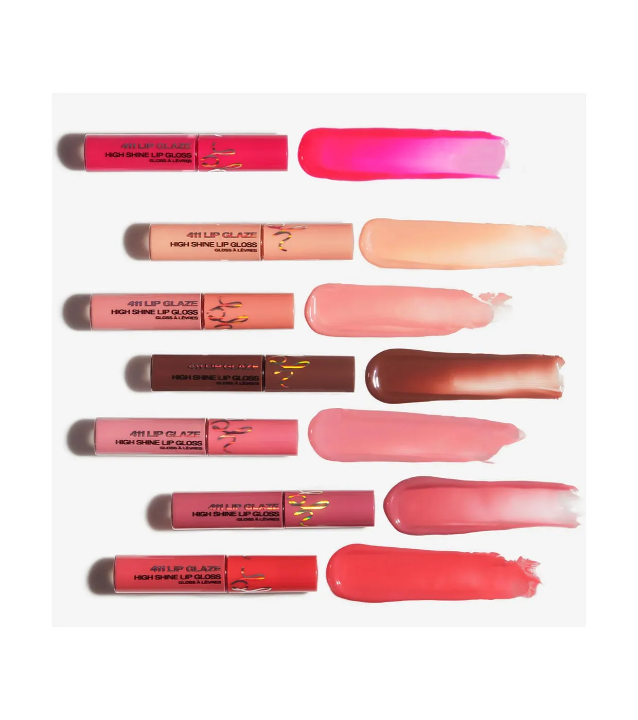 BH COSMETICS  BRILLO DE LABIOS 411 LIP GLAZE HIGH SHINE  SPEAK UP
