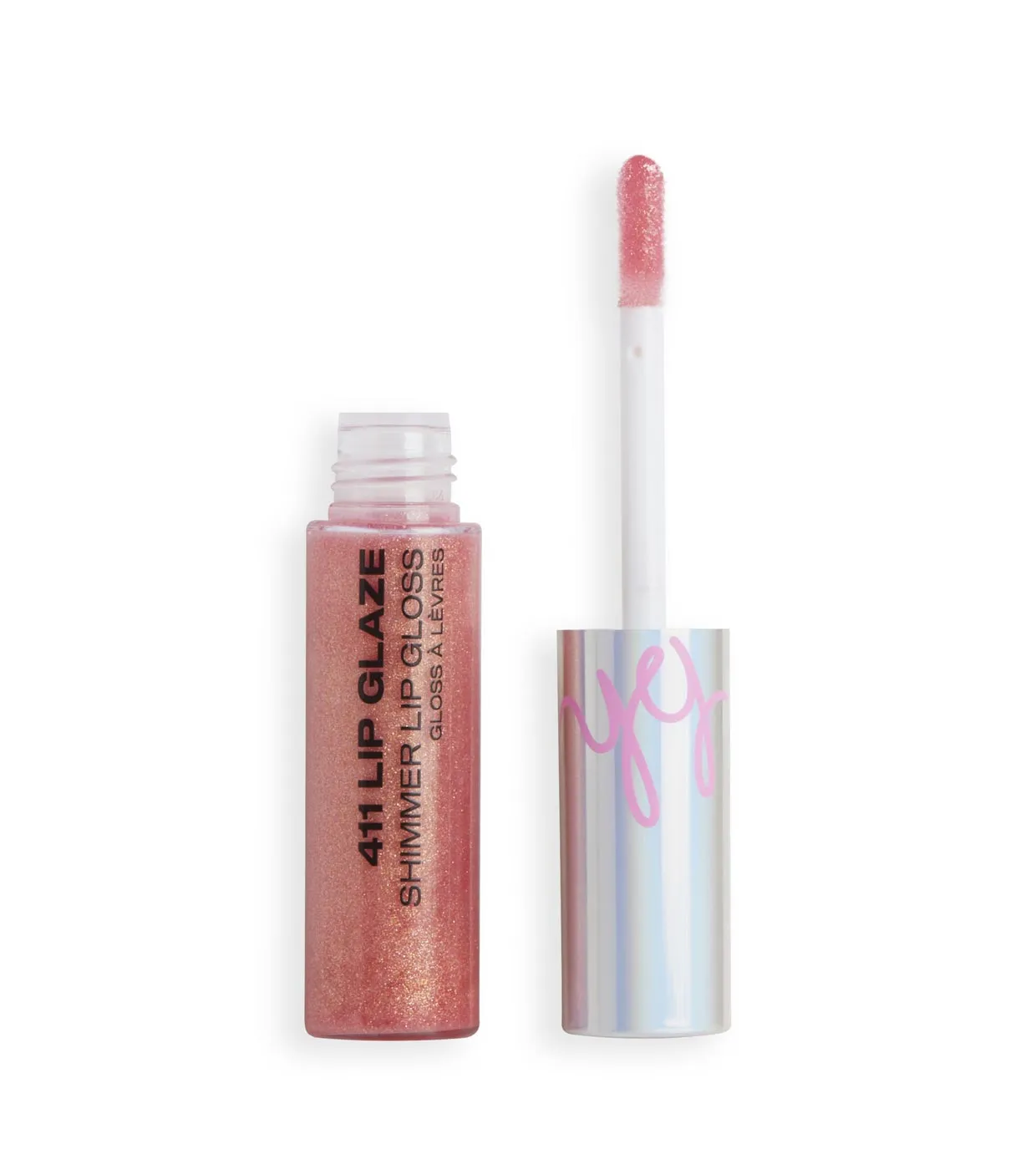 BH COSMETICS  BRILLO DE LABIOS SHIMMER 411 LIP GLAZE  MELROSE