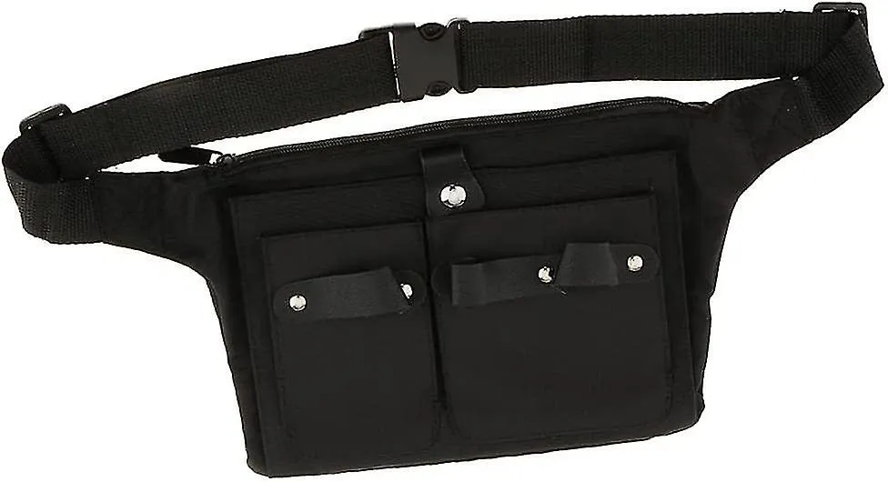 Black Hairdressing Bag Large Hairdresser Pouch compatible with Hair Stylist