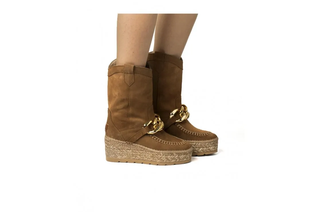 Botin de Cuna Mujer Taupe 98703 Vidorreta