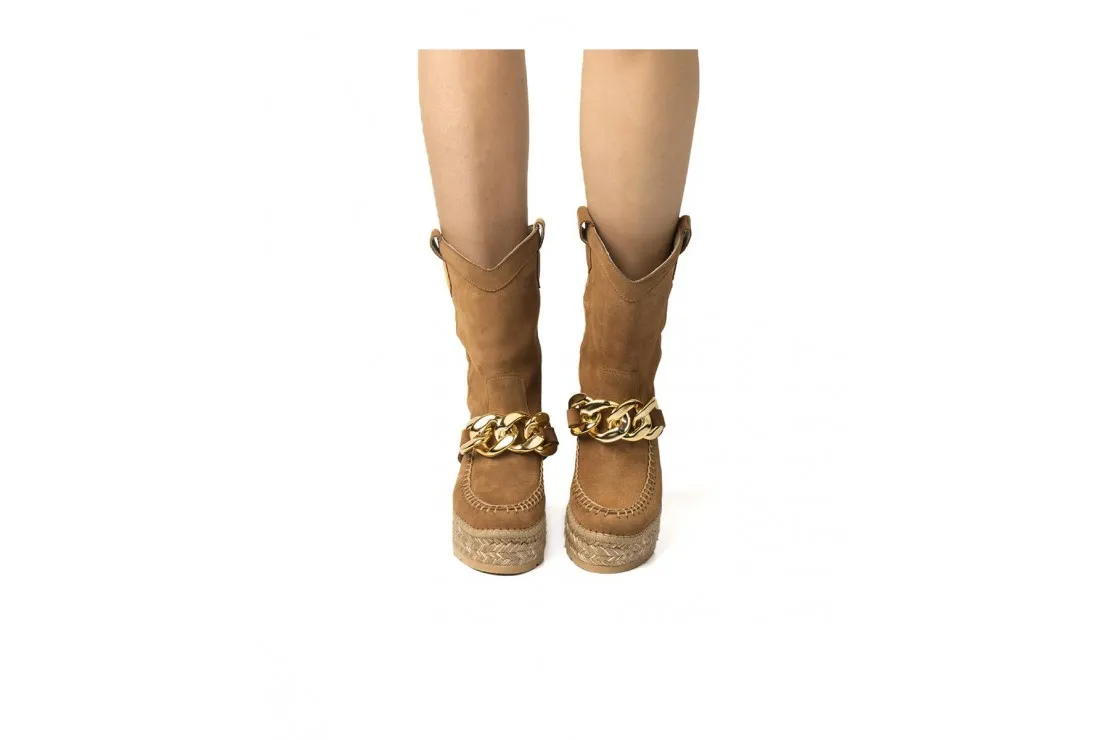 Botin de Cuna Mujer Taupe 98703 Vidorreta
