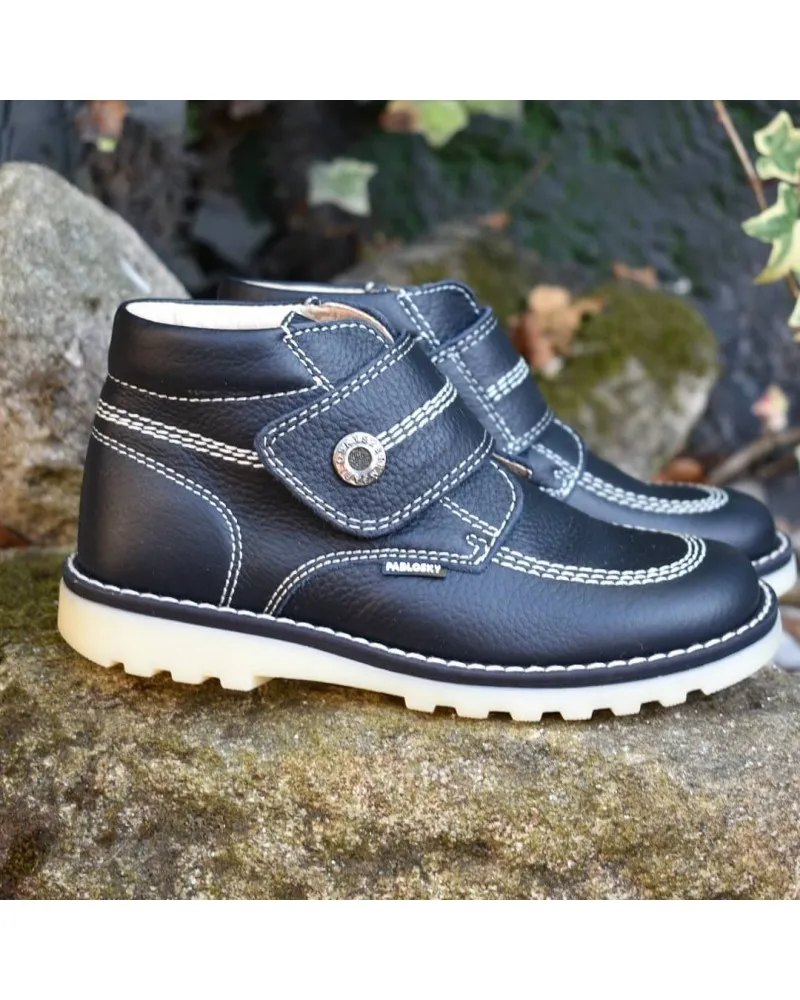 Botín de velcro PABLOSKY 594123 azul marino