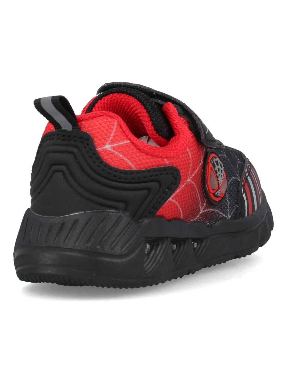 BUBBLE KIDS  DEPORTIVA CON LUCES HOMBRE ARAñA NEGRO