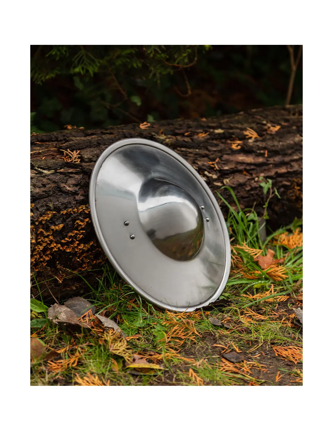 Buckler medieval Alessio en acero (30 cm.)