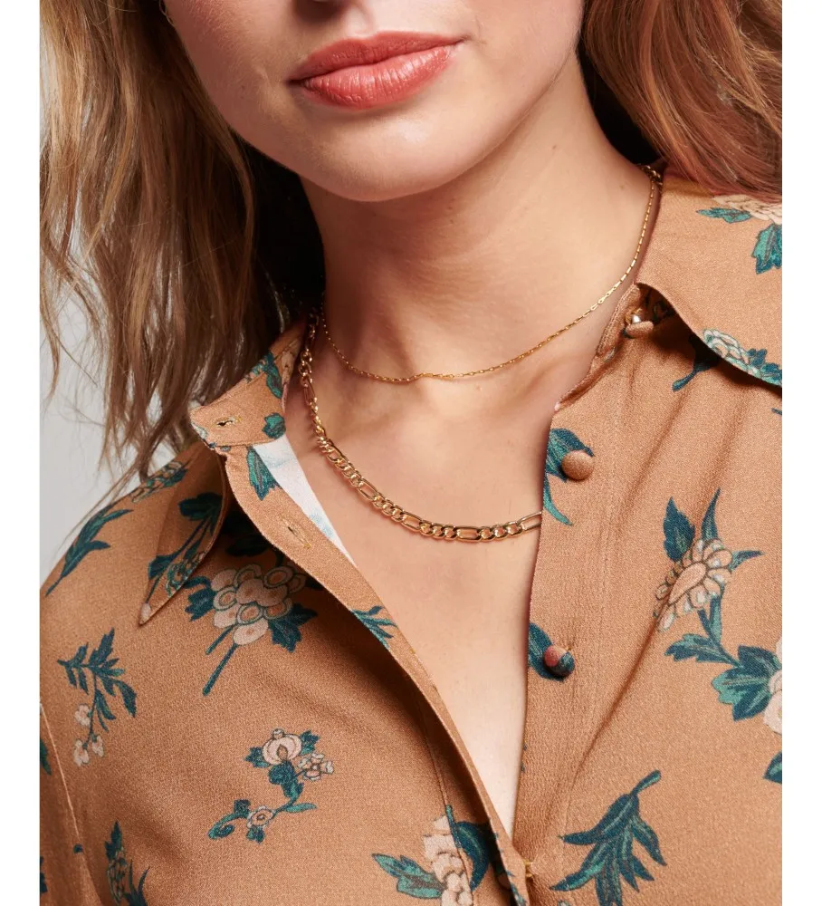 Camisa Studios de los setenta marrón