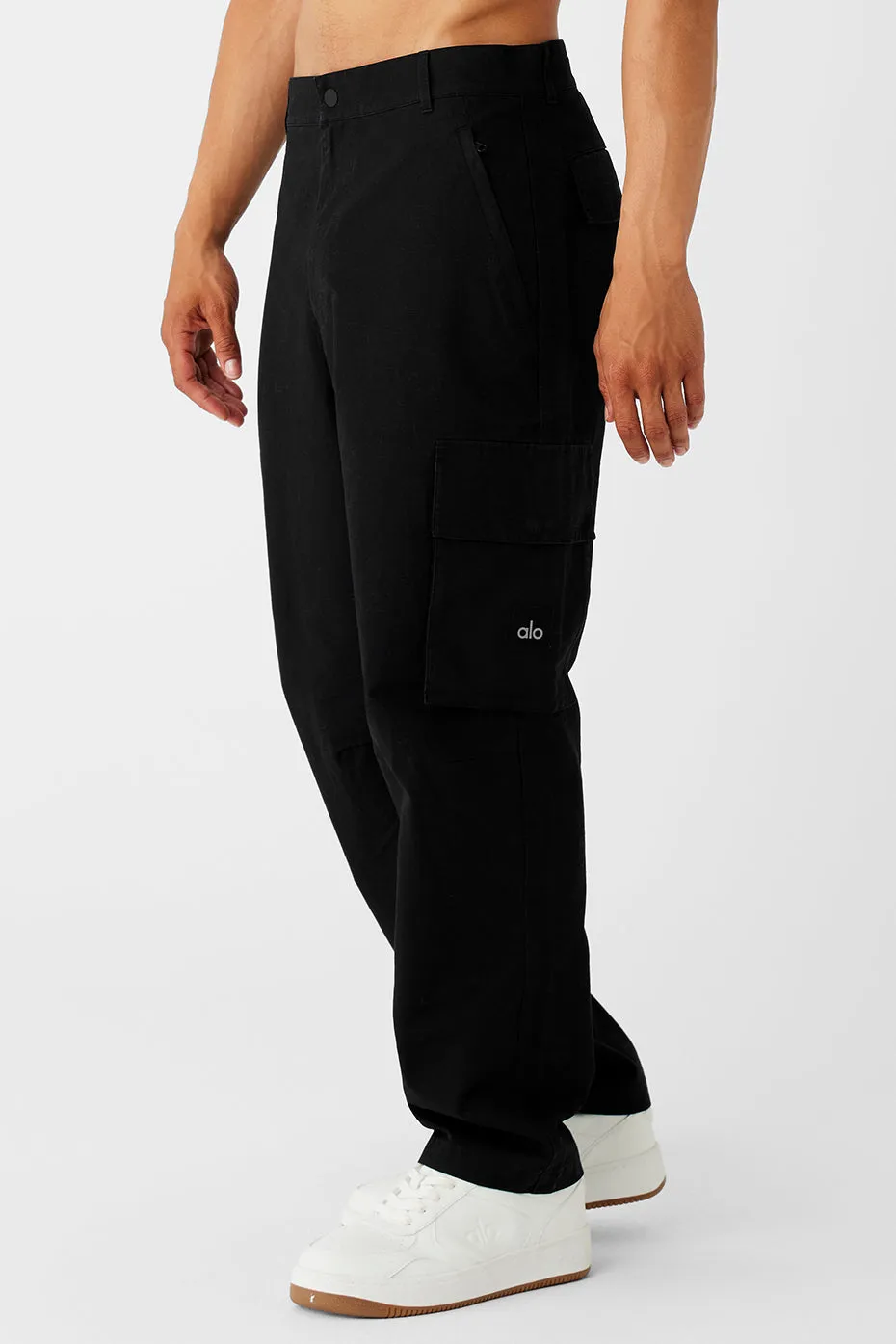 CARGO RIPSTOP TROUSER  BLACK