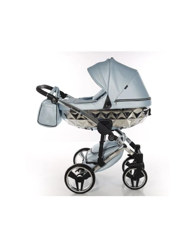 CARRO TRIO JUNAMA FLUO LINE CELESTE/PLATA EXC