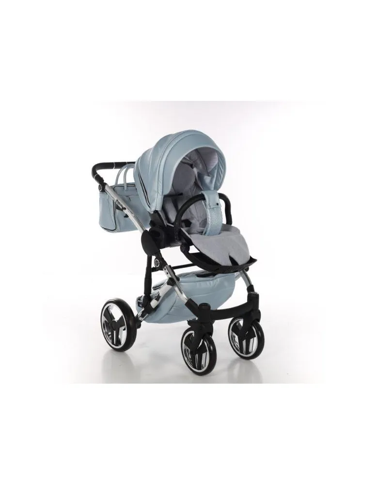 CARRO TRIO JUNAMA FLUO LINE CELESTE/PLATA EXC