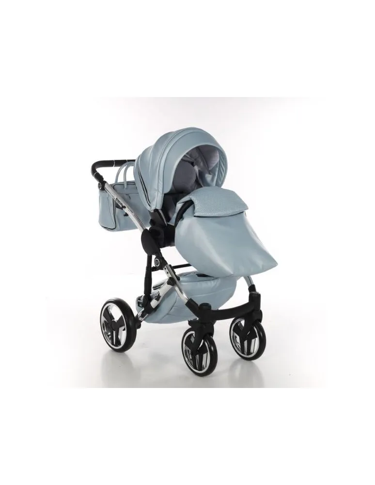 CARRO TRIO JUNAMA FLUO LINE CELESTE/PLATA EXC