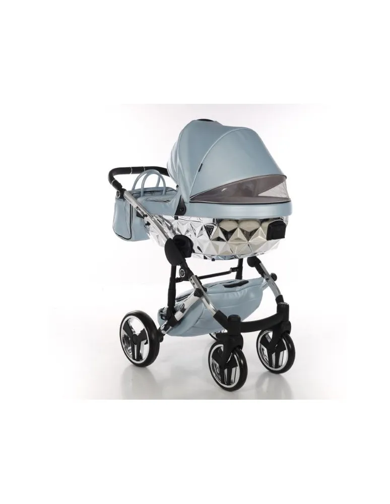CARRO TRIO JUNAMA FLUO LINE CELESTE/PLATA EXC