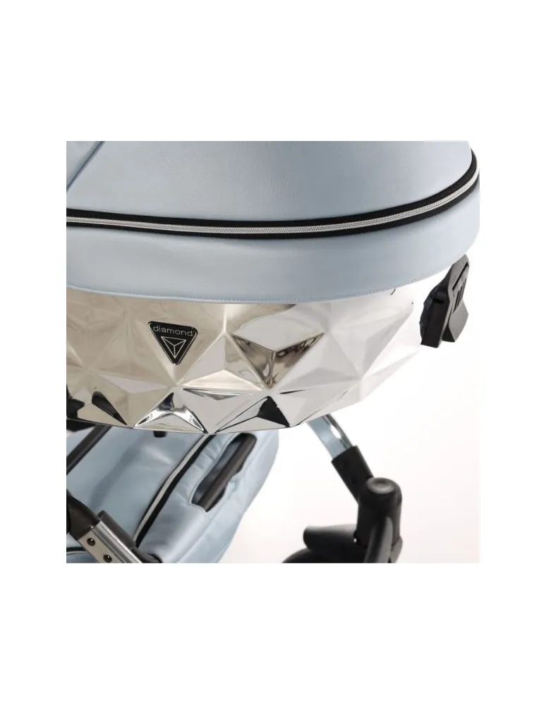 CARRO TRIO JUNAMA FLUO LINE CELESTE/PLATA EXC