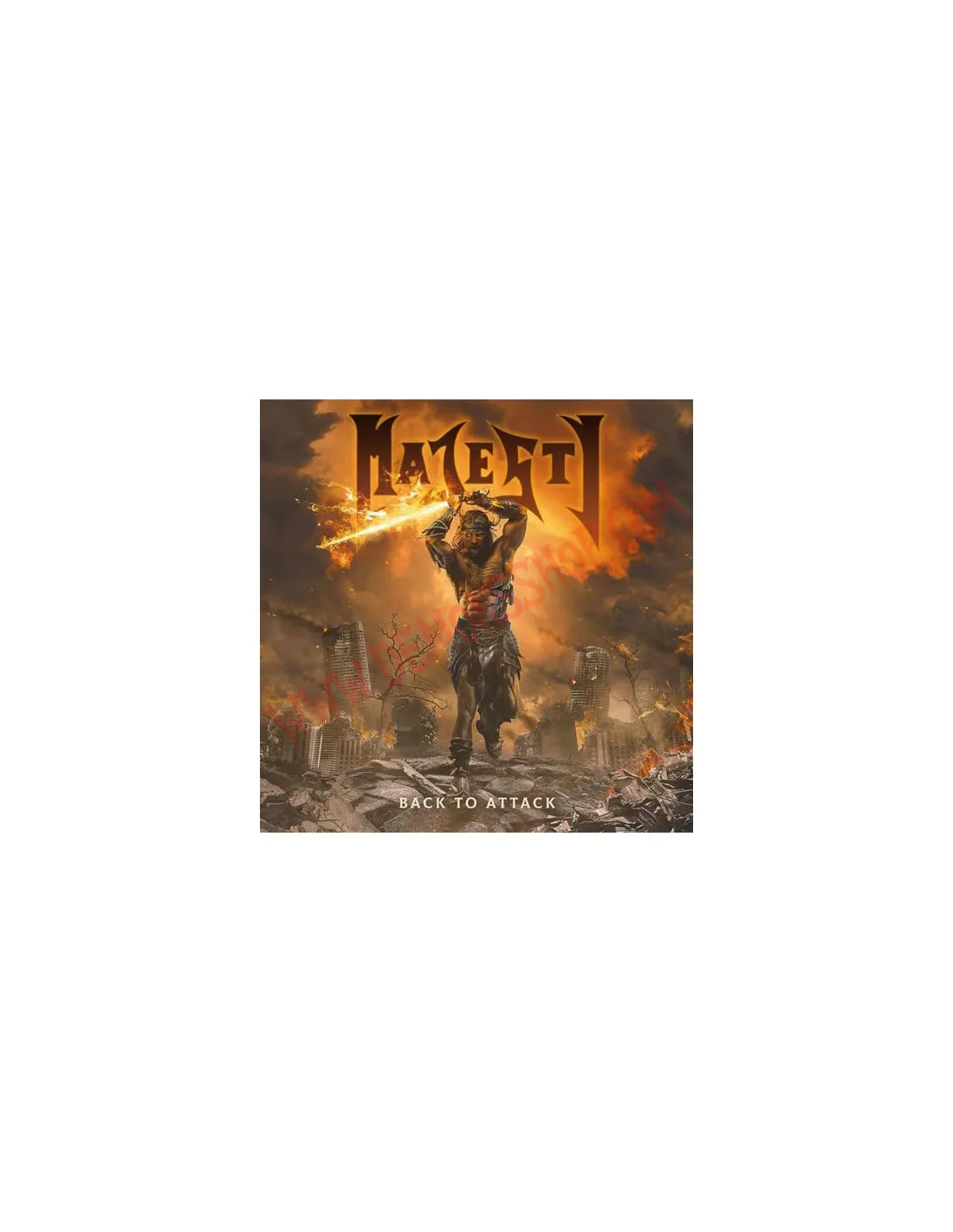 CD MAJESTY  BACK TO ATTACK