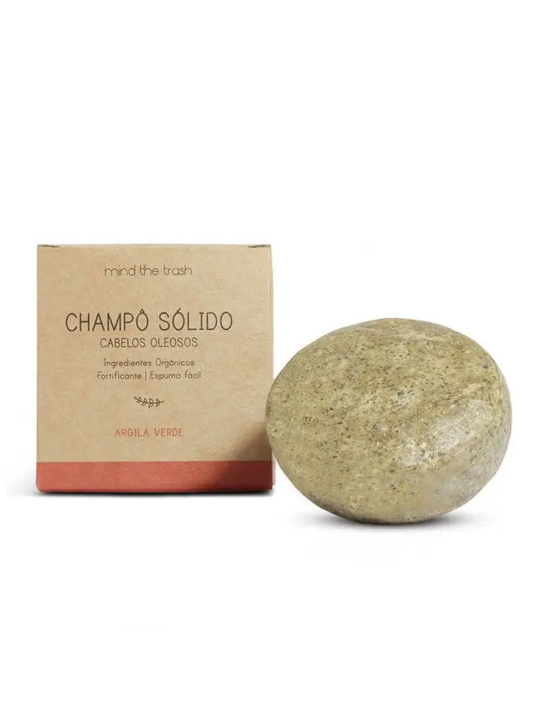 Champú en pastilla para pelo graso