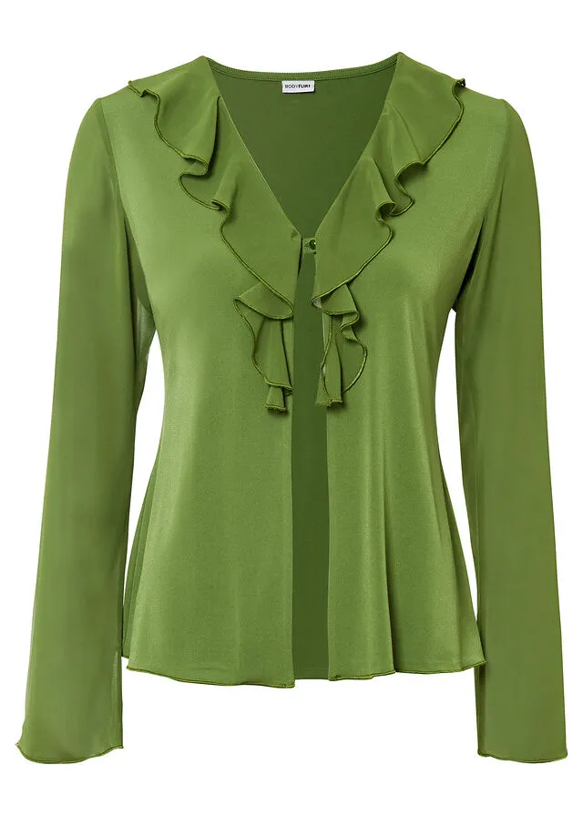 Chaqueta camisera Verde claro