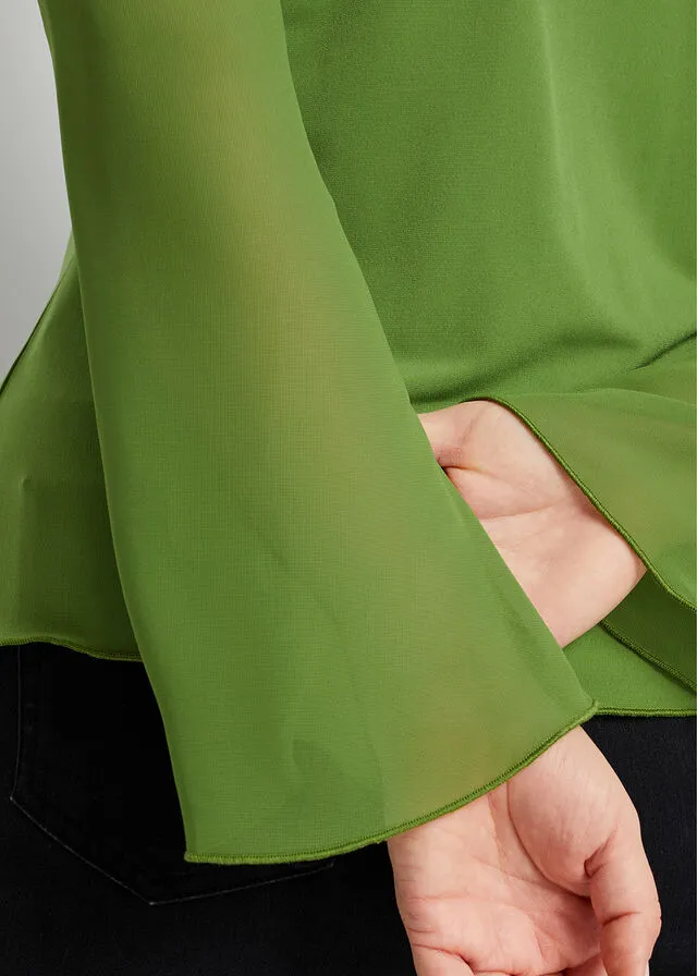 Chaqueta camisera Verde claro