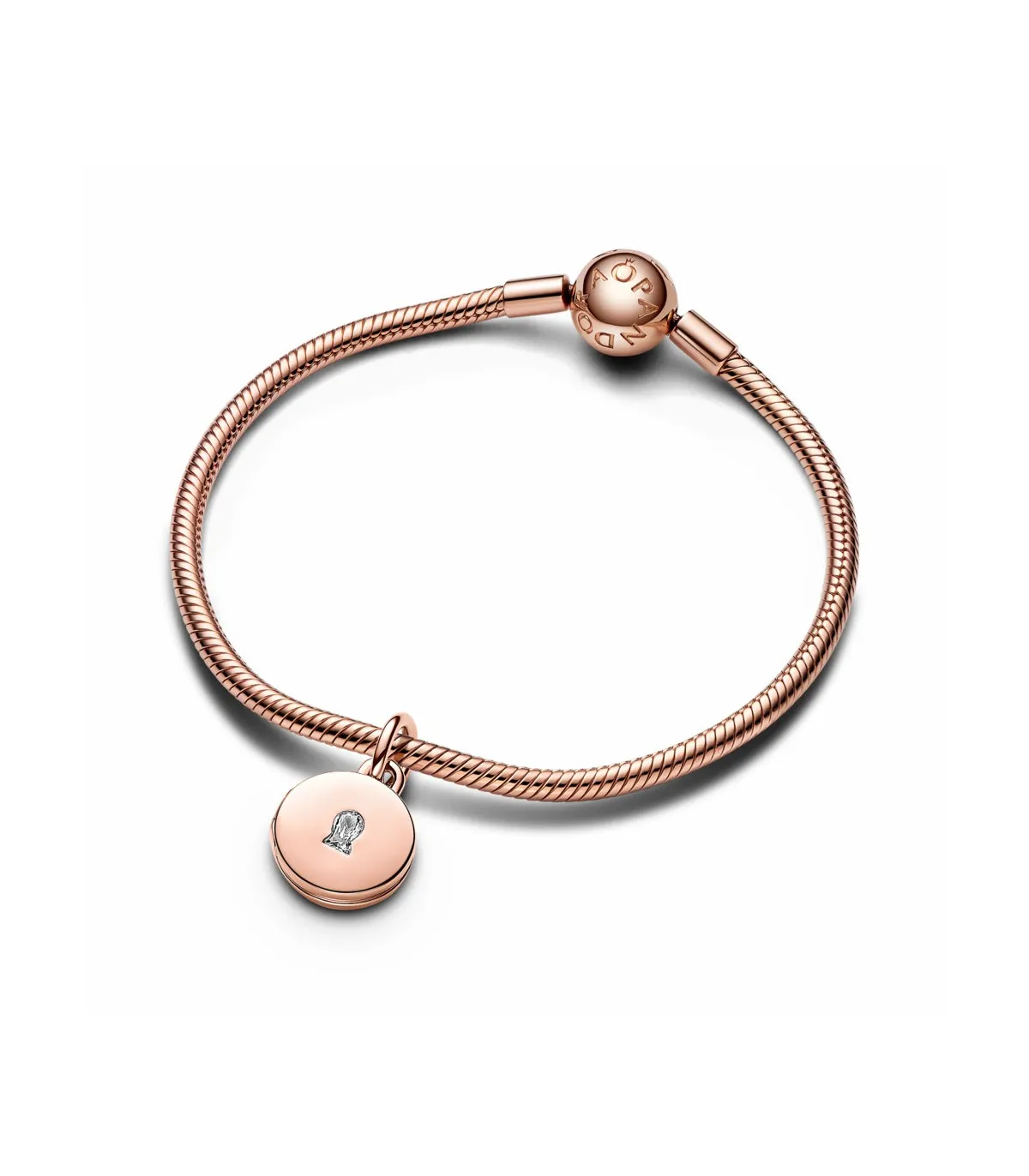 CHARM COLGANTE PANDORA MEDALLA GRABABLE QUE SE ABRE  783066C01