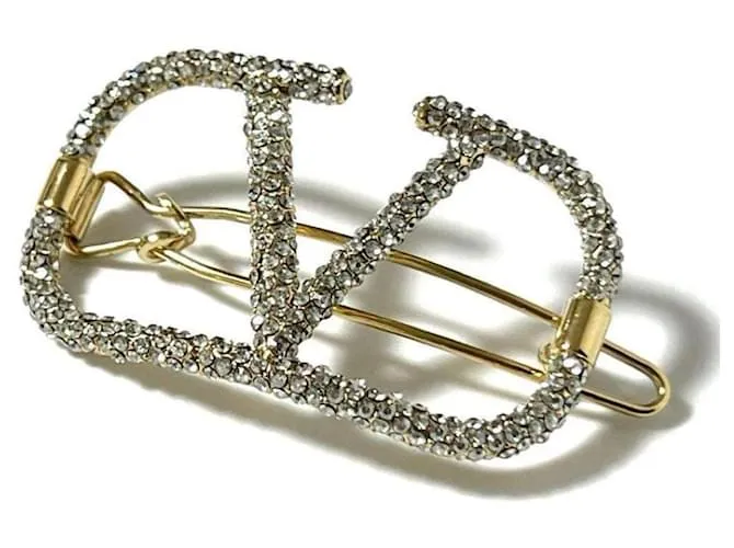 Clip para el cabello femenino de firma Valentino Garavani Dorado 