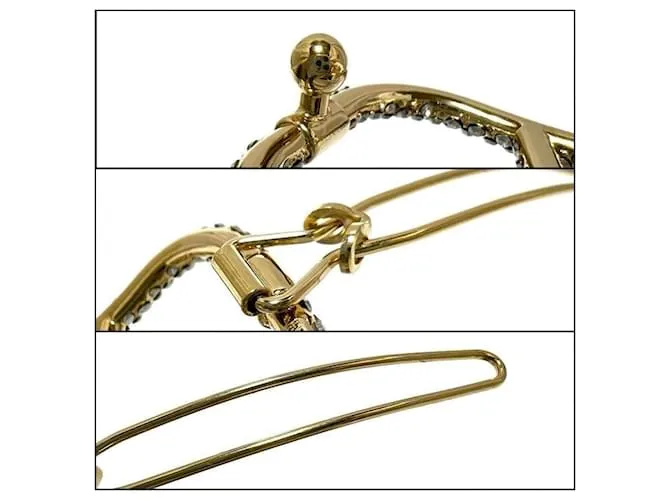 Clip para el cabello femenino de firma Valentino Garavani Dorado 