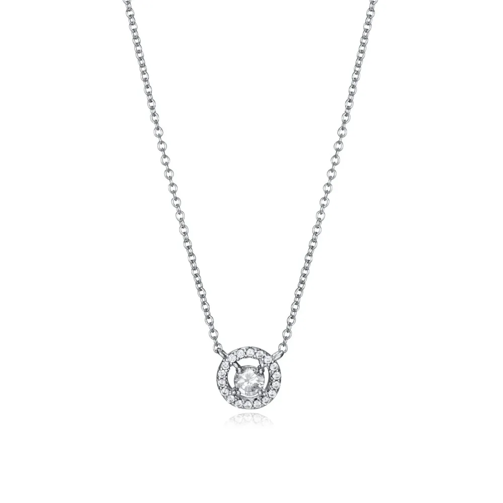 Colgante Viceroy Jewels de plata de ley disco con circonitas
