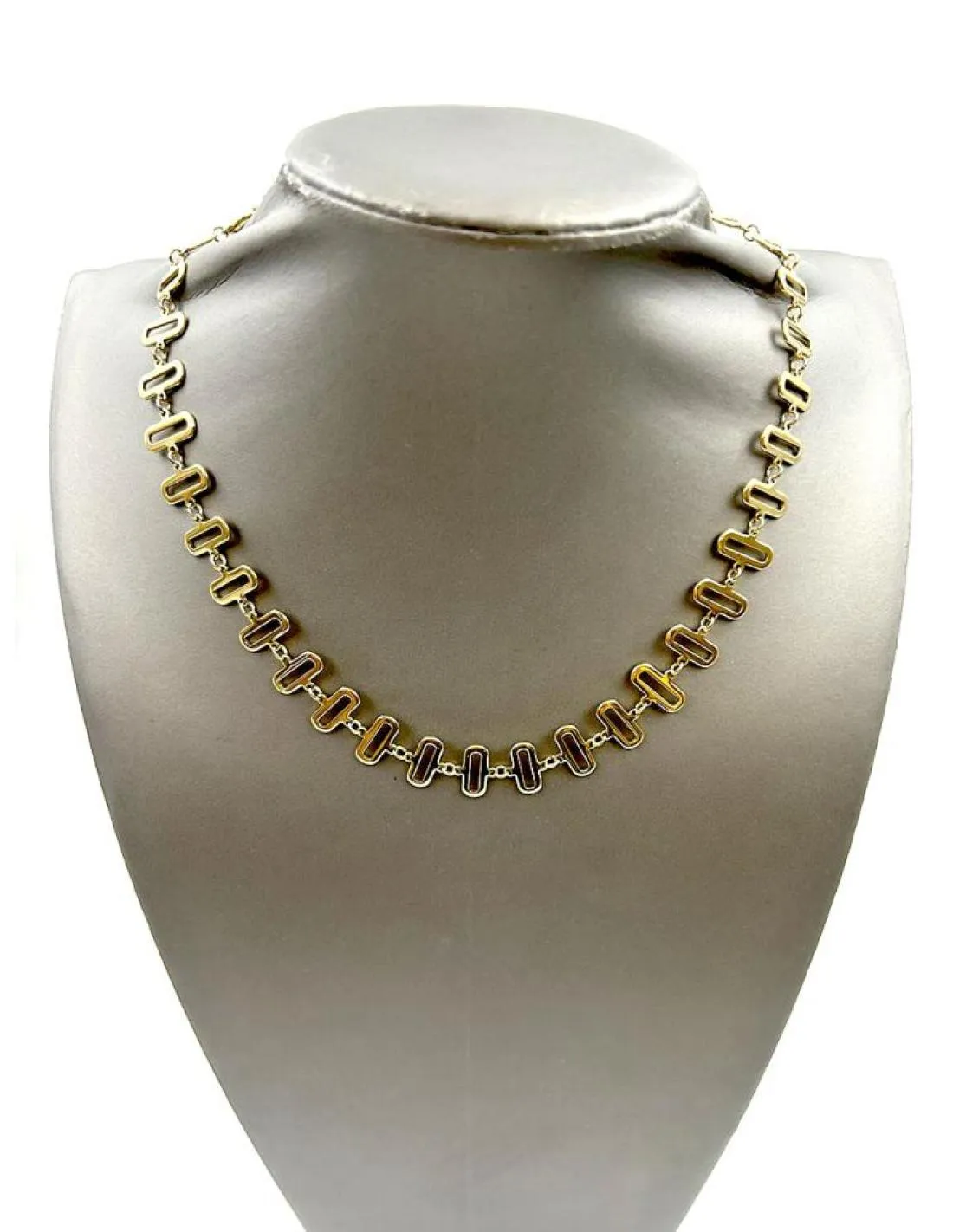 COLLARES DORADOS DE MODA CON ESLABONES ORIGINALES DE MODA