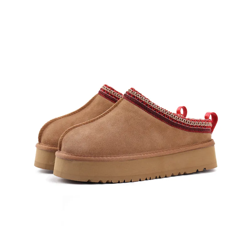 Con caja Tazz Botas para mujer Zapatillas Tasman Australia Castaño Negro Ultra Mini bota con plataforma Zapatos Gamuza Confort s