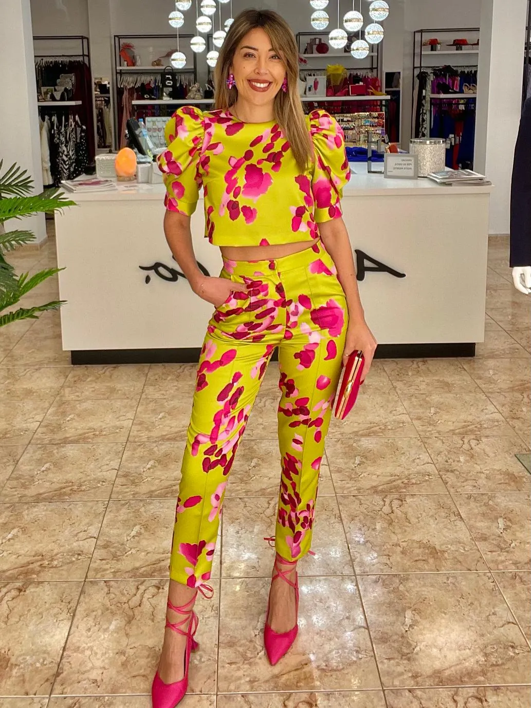 Conjunto top y pantalón