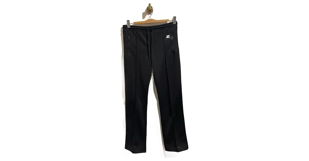 COURREGES Pantalón T.Poliéster Internacional S Negro 