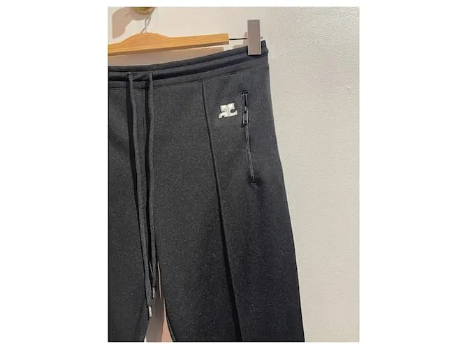 COURREGES Pantalón T.Poliéster Internacional S Negro 