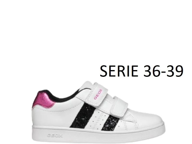 DEPORTIVO PARA NIÑA GEOX ECLYPER EN COLOR BLANCONEGRO J45LRA