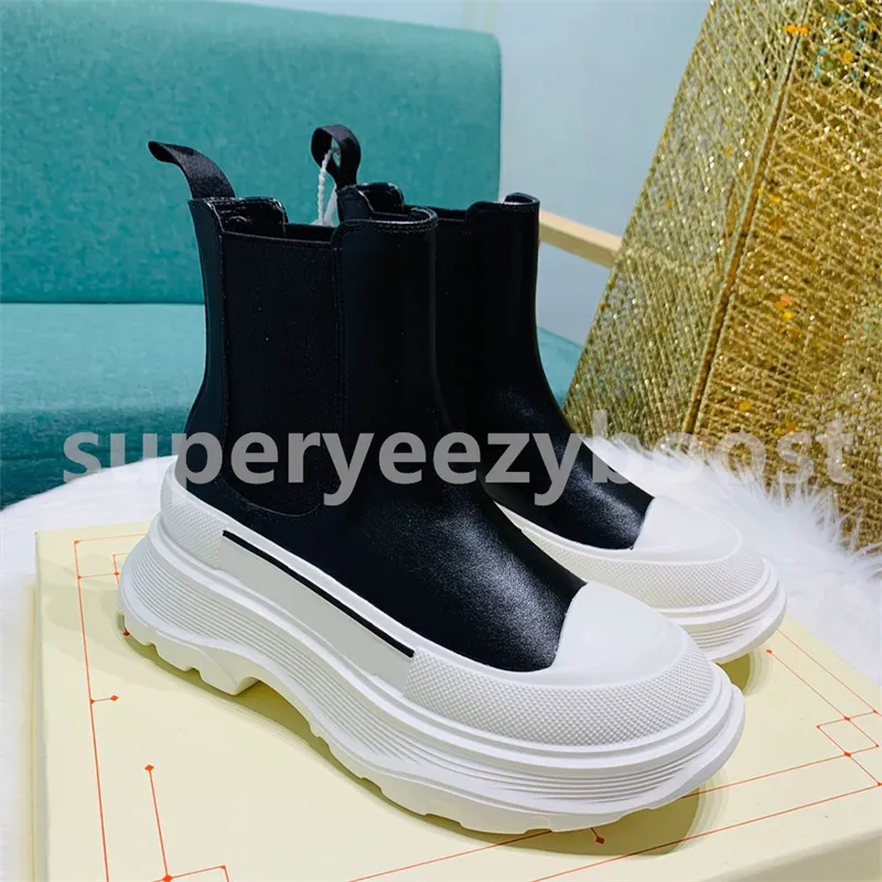 Diseñador de lujo Tread Slick Boot magnolia lona roja triple negro blanco mujer Zapatillas de deporte al aire libre Zapatillas d