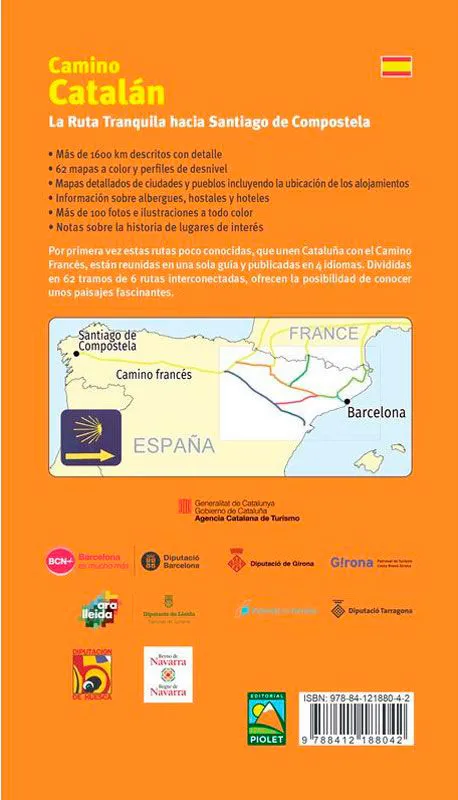 ed. piolet Camino Catalán Ruta de Santiago de Compostela