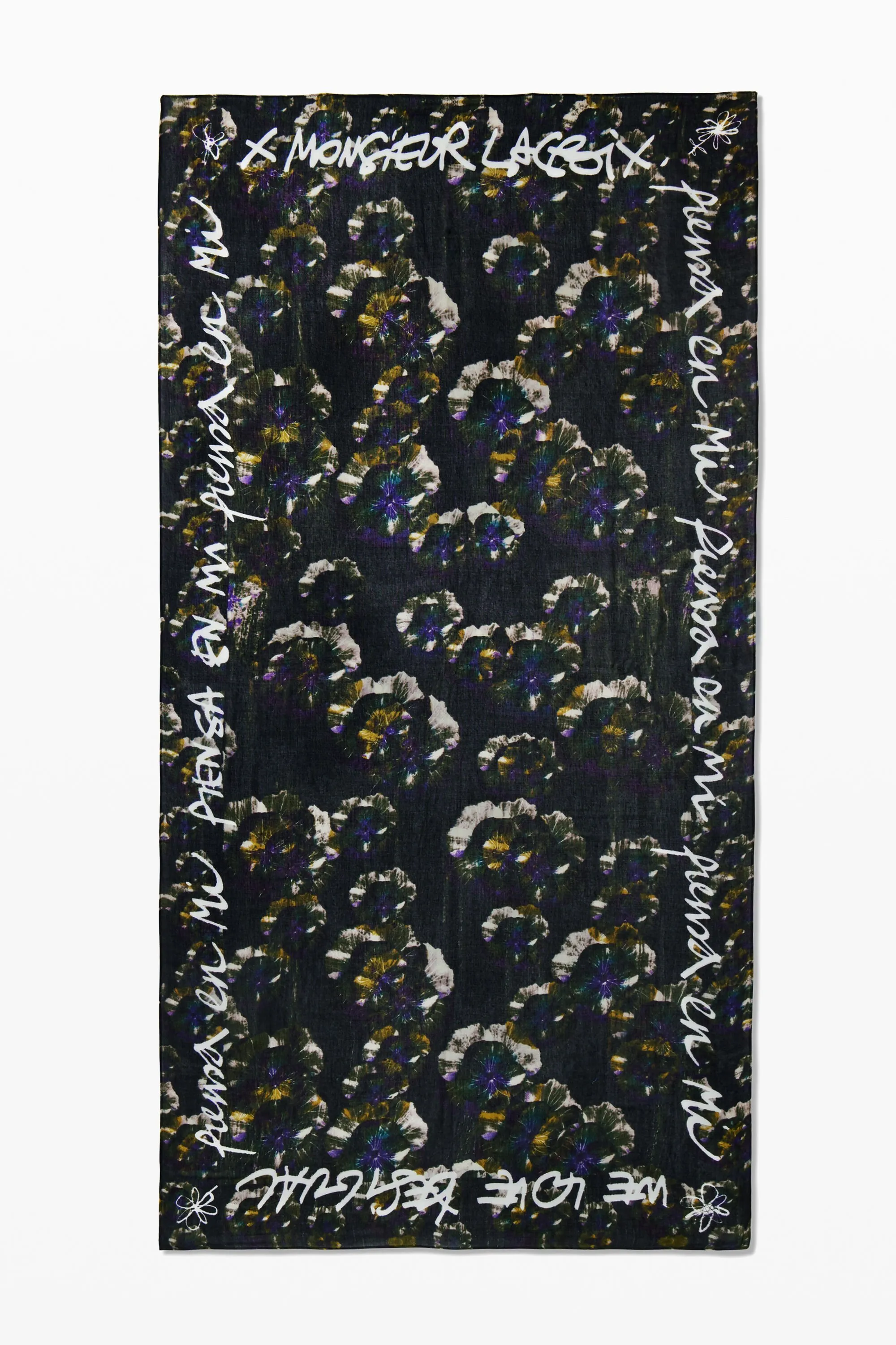 Foulard flores M. Christian Lacroix