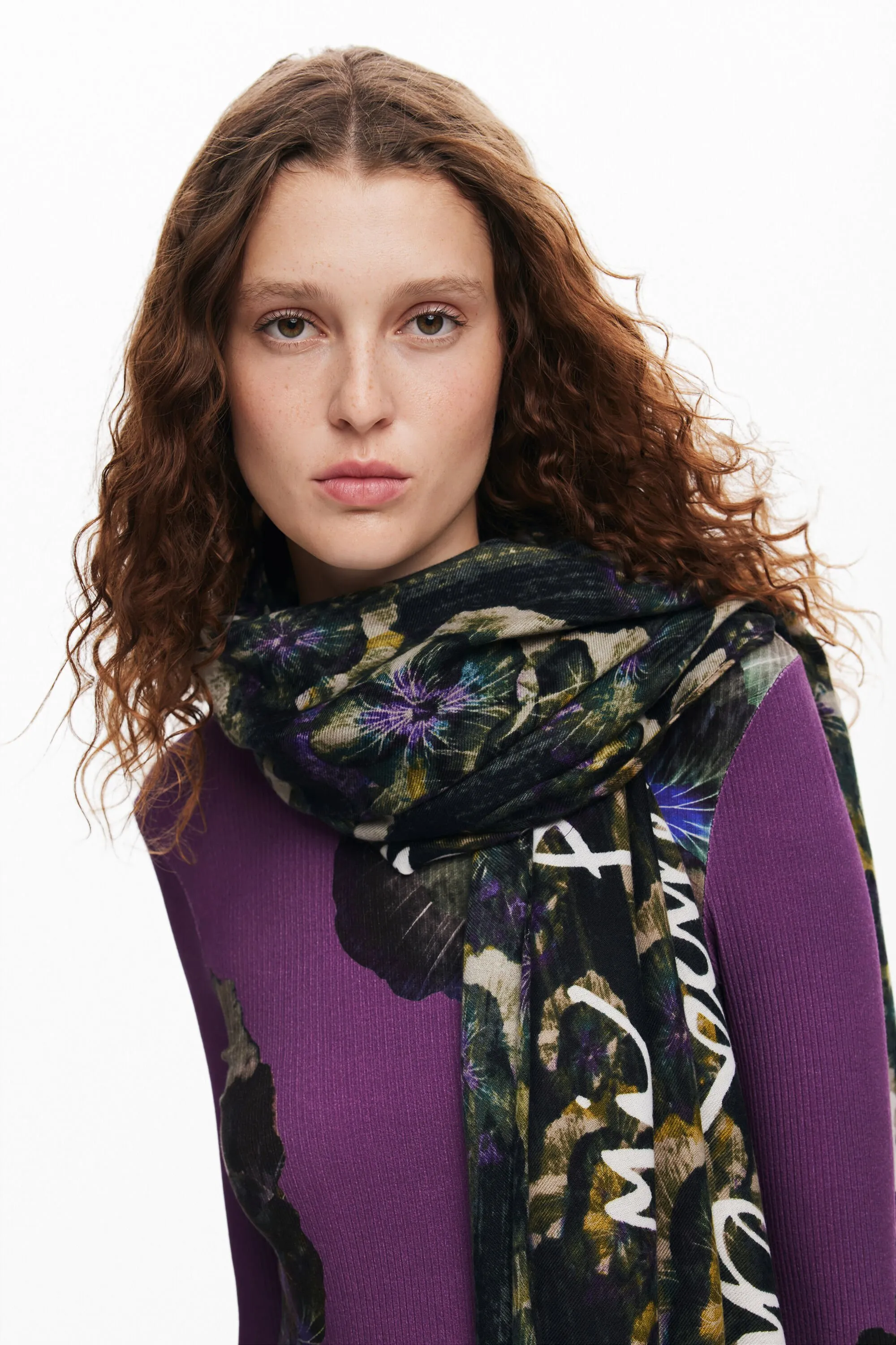 Foulard flores M. Christian Lacroix