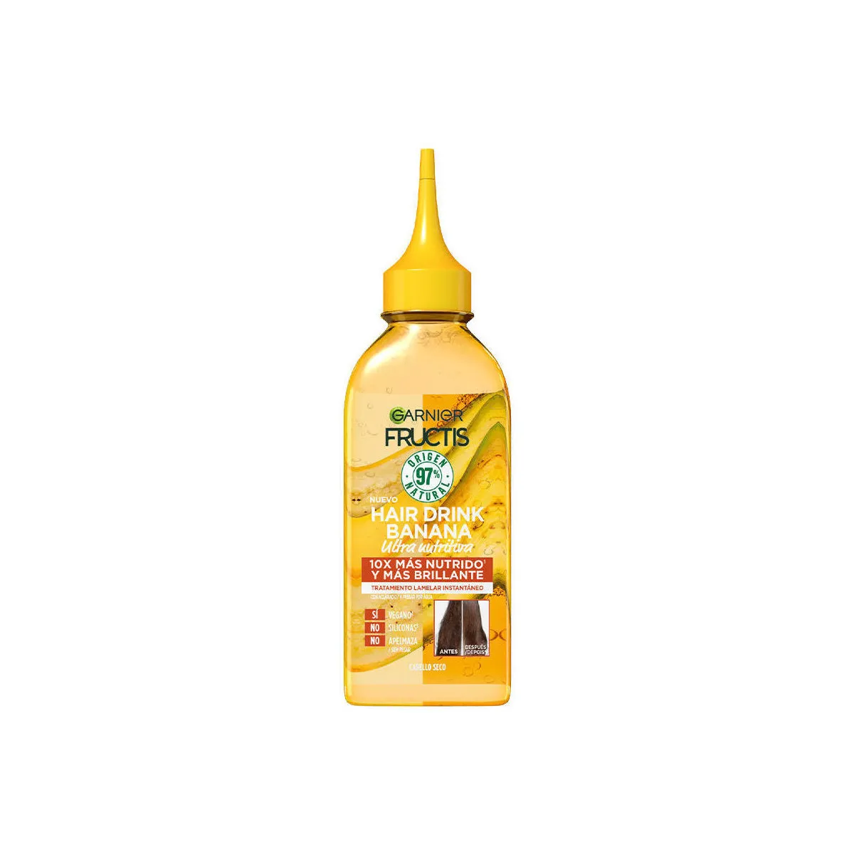 Fructis Hair Drink Banana Tratamiento Ultra Nutritiva